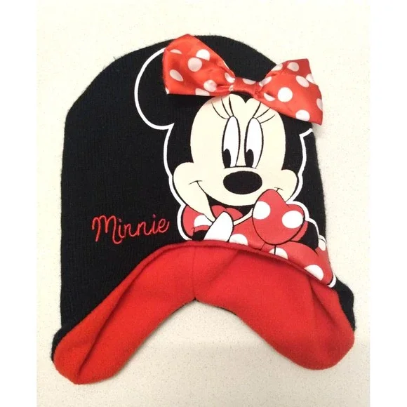 Disney | Tops | Minnie Mouse Disney Toddler Girls Skull Cap  display picture 3